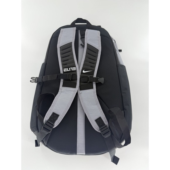 Nike Hoops Elite Pro Backpack Cement Grey White Black Travel School BA5554 012 - Picture 7 of 7